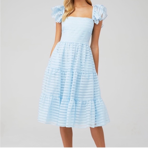 Amanda Uprichard Dresses & Skirts - Amanda Uprichard Sky Blue Cedella Dress